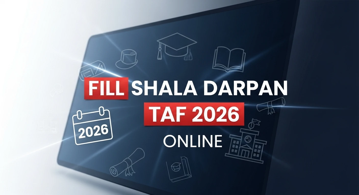 Step-by-Step Guide Fill Shala Darpan TAF 2026 Online