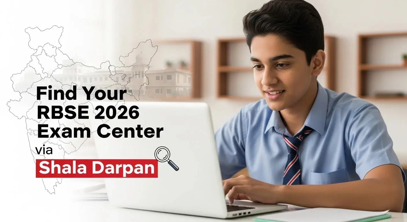 Find Your RBSE 2026 Exam Center via Shala Darpan
