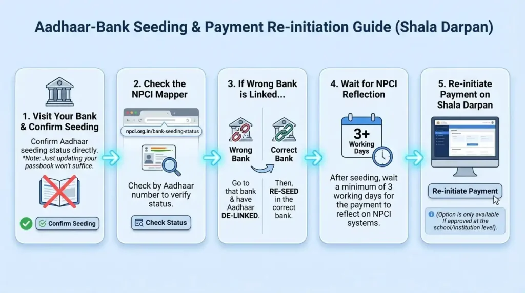 infographic showing Fix step by step